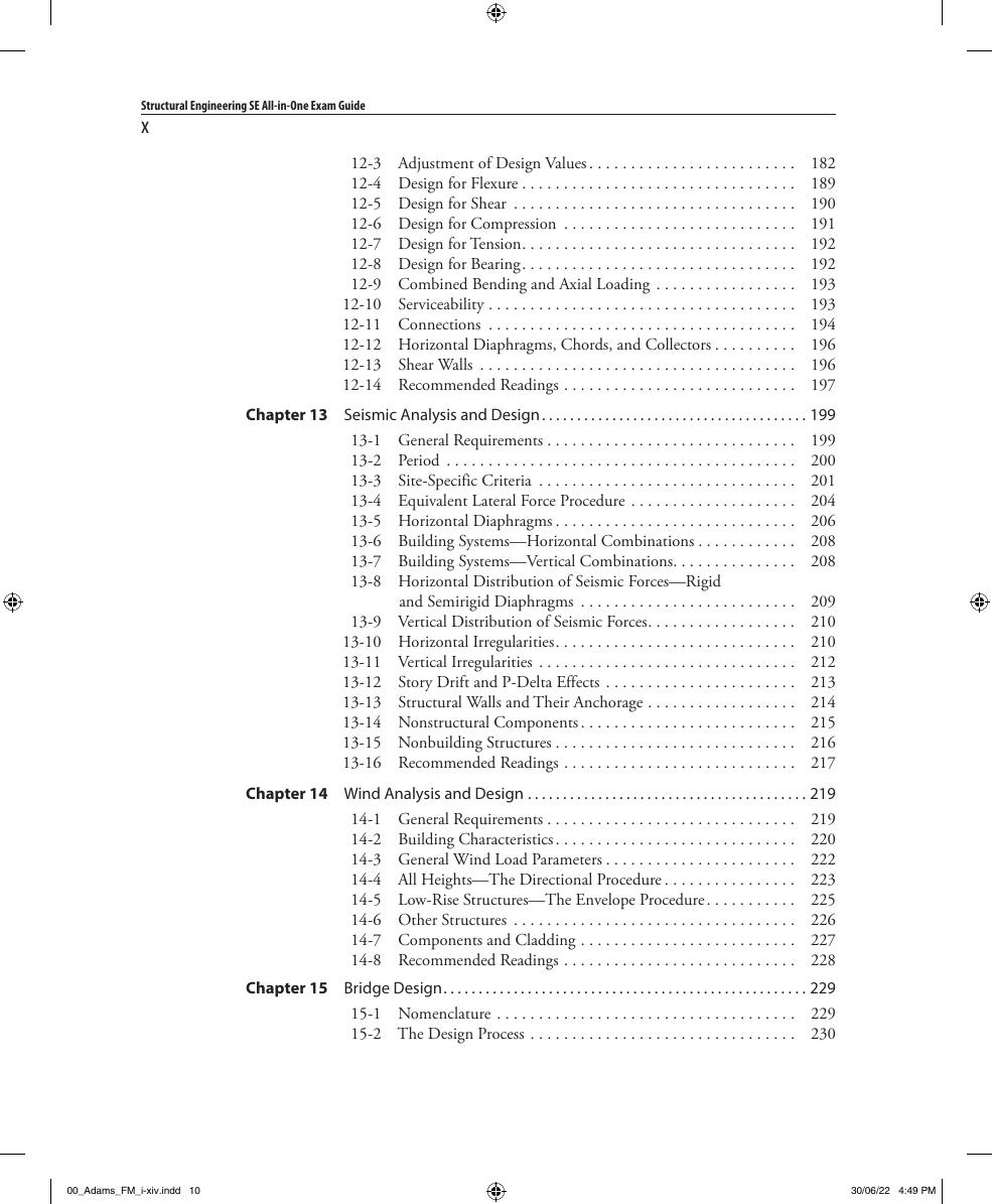 Preview page 9 of Structural Engineering SE Exam Guide Breadth and Depth 2nd Edition By Dave Adams