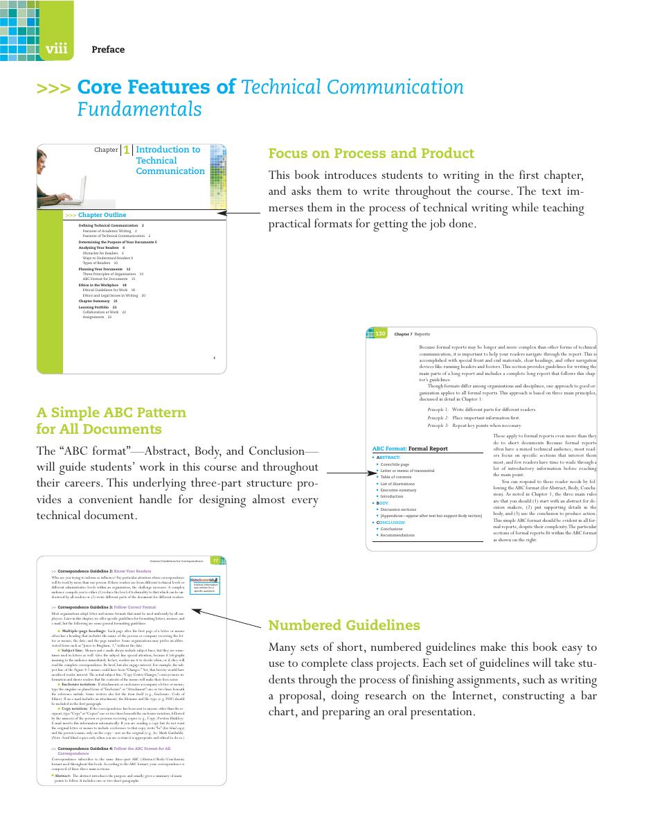 Preview page 7 of Technical Communication Fundamentals 1st Edition By William Pfeiffer, Kaye Adkins