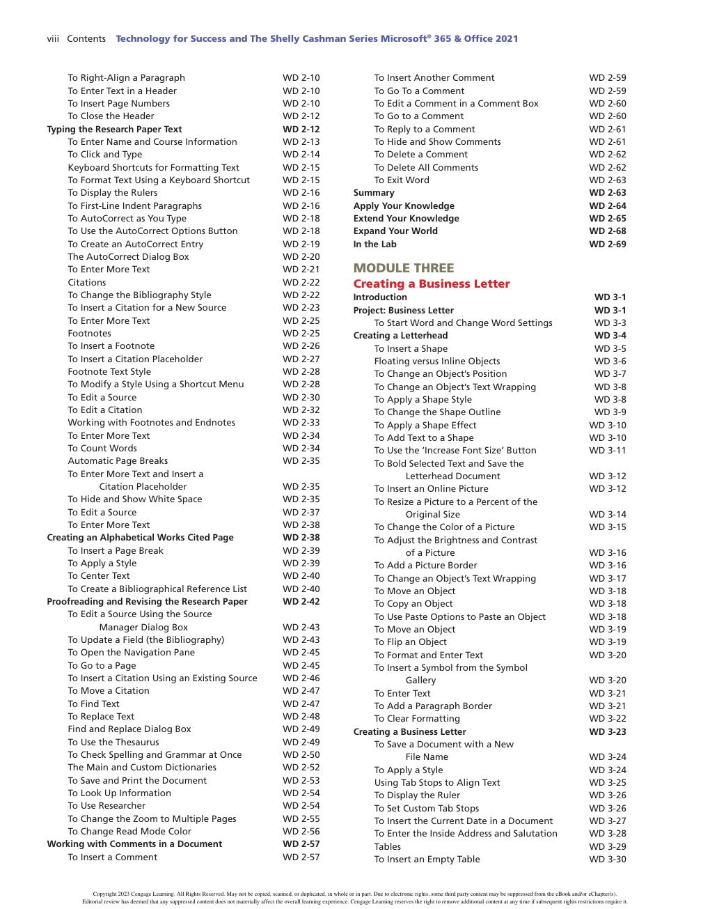 Preview page 10 of Technology for Success Microsoft® 365® & Office® 2021 1st Edition By Sandra Cable