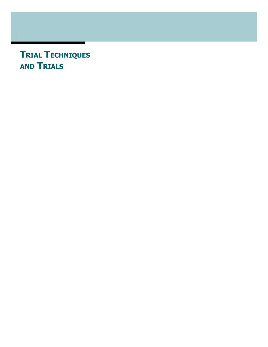 Preview page 2 of Trial Techniques and Trials With Online Files Study Center 12th Edition By Thomas Mauet, Stephen