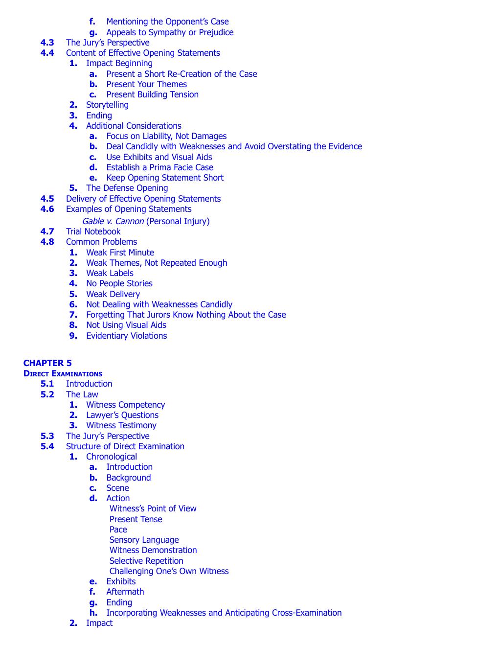 Preview page 10 of Trial Techniques and Trials With Online Files Study Center 12th Edition By Thomas Mauet, Stephen