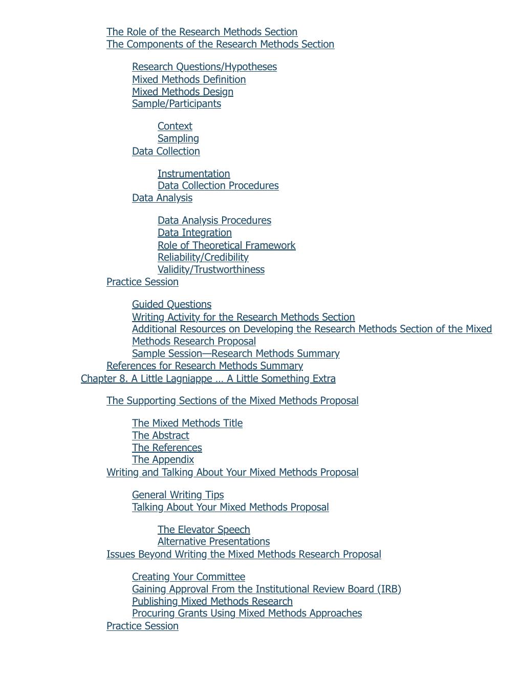 Preview page 10 of Developing a Mixed Methods Proposal A Practical Guide for Beginning Researchers By Jessica DeCuir-Gunby, Paul A. Schutz