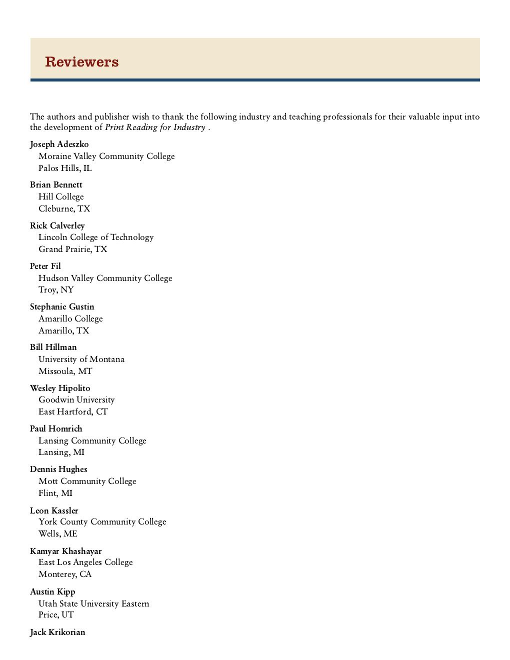 Preview page 8 of Print Reading for Industry 12th Edition By Ryan K. Brown, Walter C. Brown