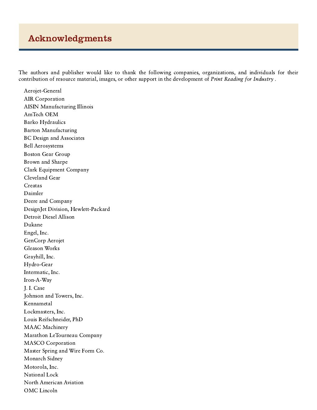 Preview page 10 of Print Reading for Industry 12th Edition By Ryan K. Brown, Walter C. Brown