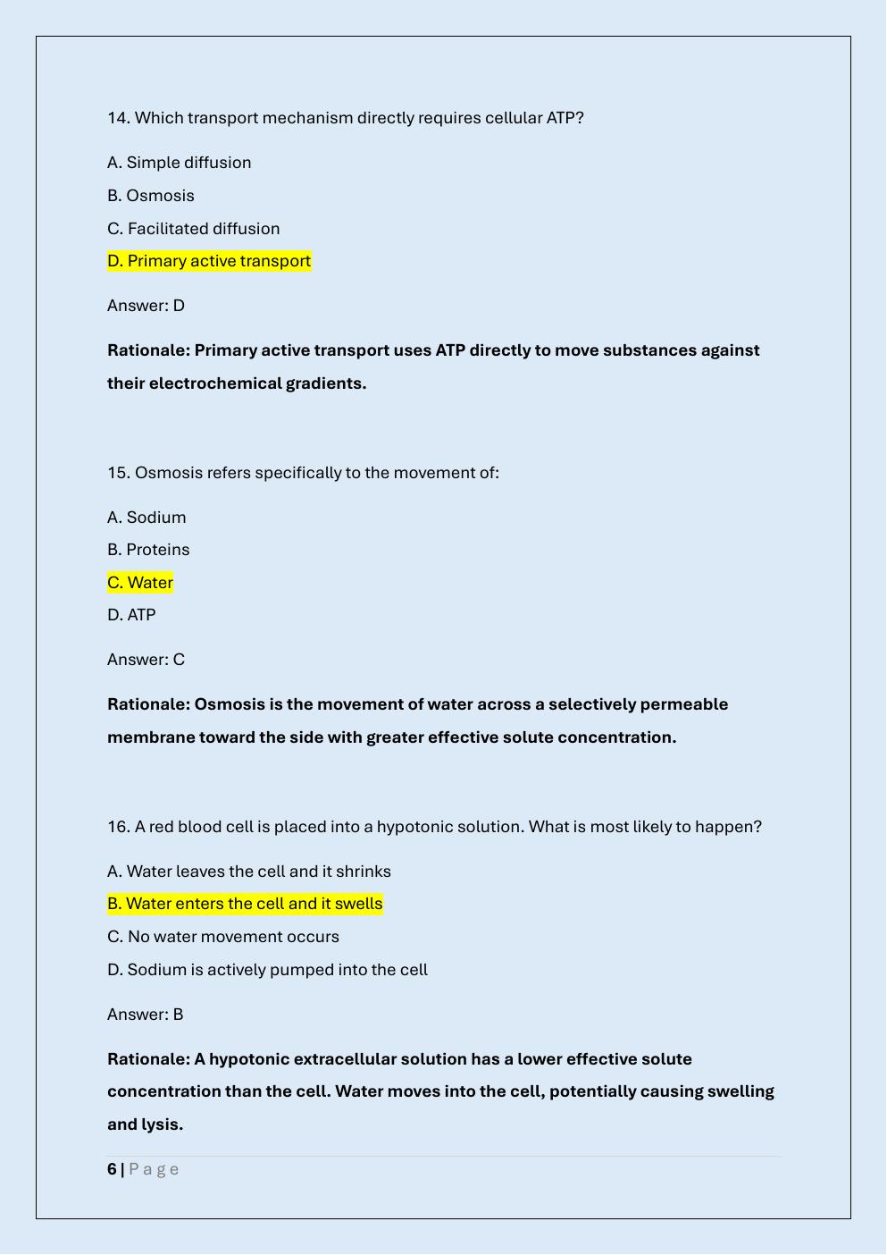 Preview page 6 of WCU PHYS 261 MIDTERM PRACTICE EXAM