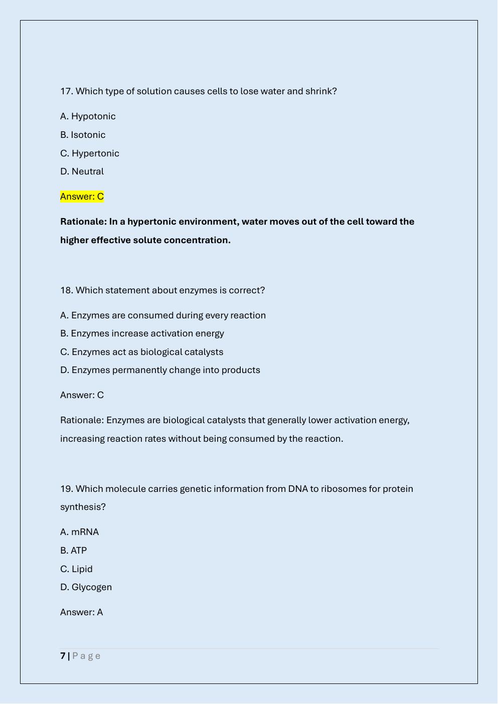 Preview page 7 of WCU PHYS 261 MIDTERM PRACTICE EXAM