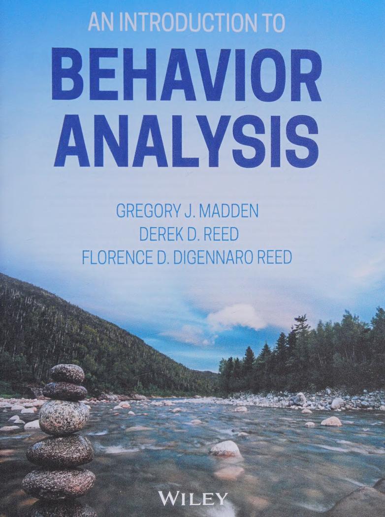 Preview page 3 of An introduction to behavior analysis 1st Edition By Gregory j Madden, Derek D.Reed