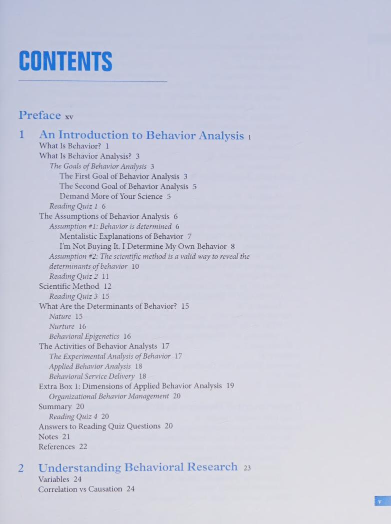 Preview page 5 of An introduction to behavior analysis 1st Edition By Gregory j Madden, Derek D.Reed