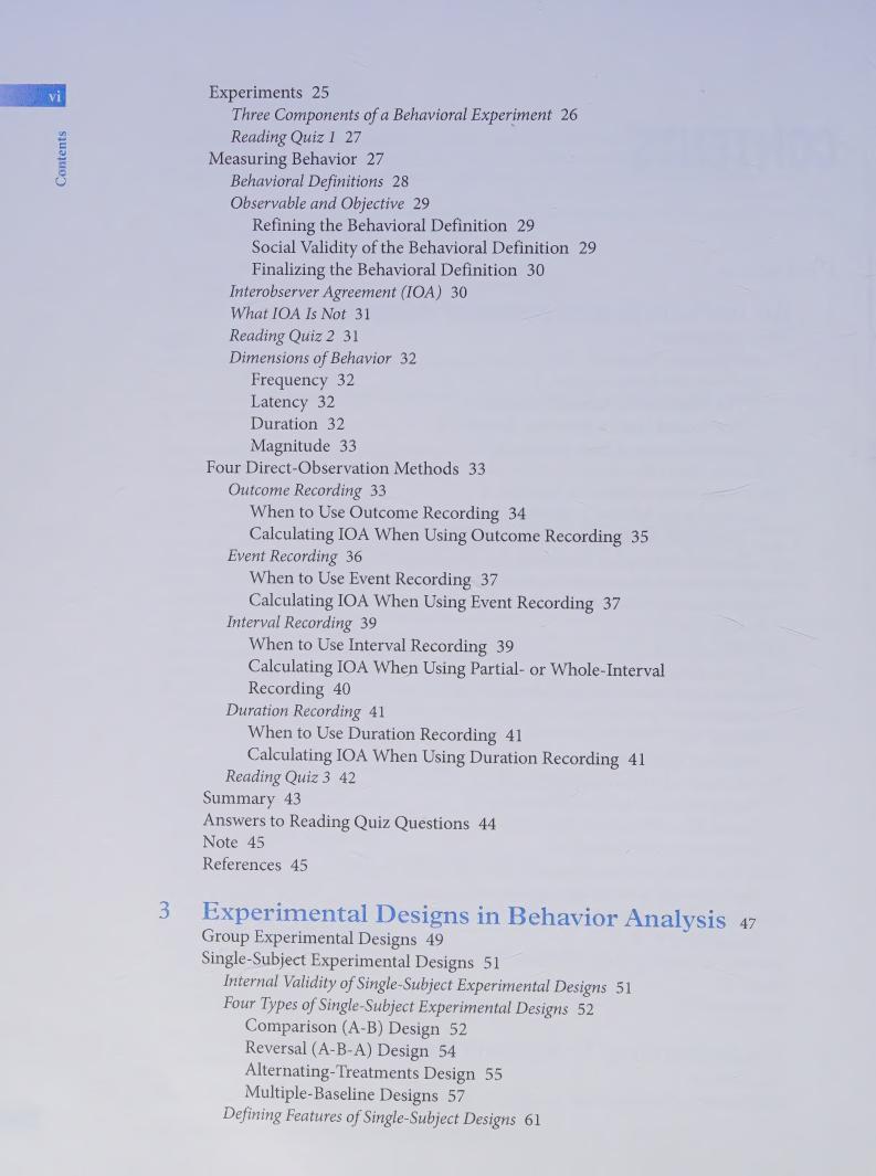 Preview page 6 of An introduction to behavior analysis 1st Edition By Gregory j Madden, Derek D.Reed