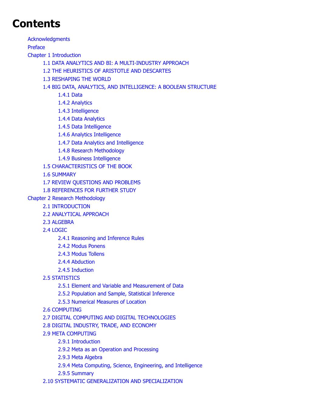 Preview page 6 of Data Analytics for Business Intelligence 1st Edition By Zhaohao Sun