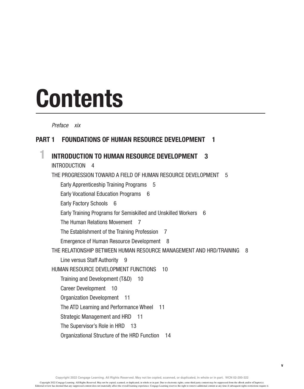 Preview page 7 of Human Resource Development Talent Development 8th Edition By Jon Werner