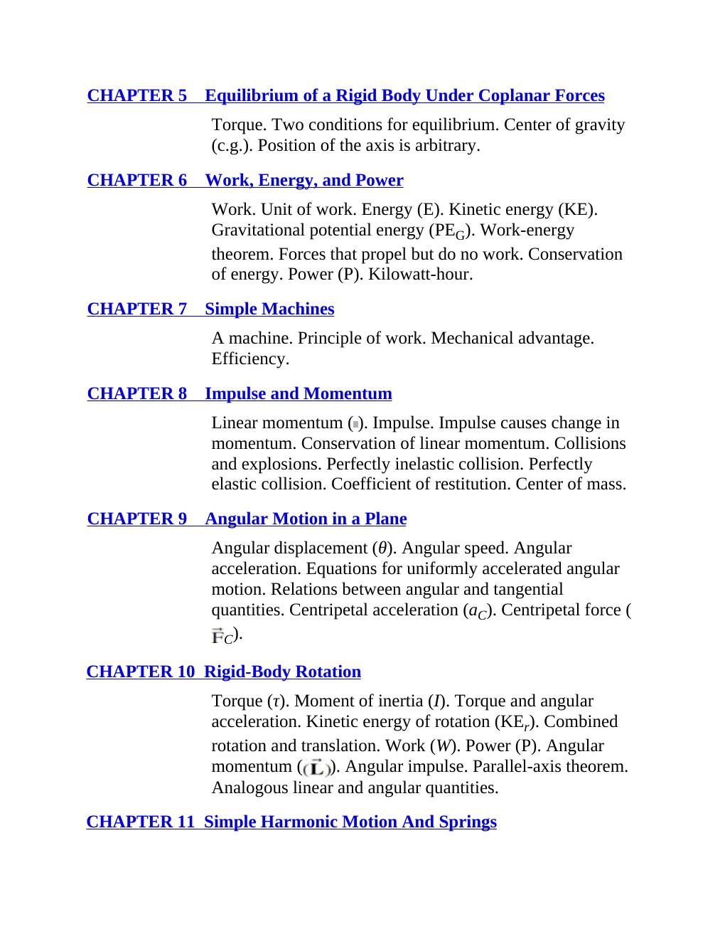 Preview page 8 of Schaum’s Outline of College Physics 12th Edition By Eugene Hecht