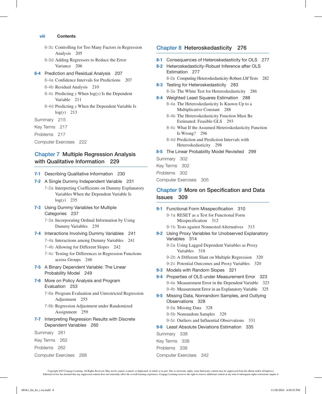 Preview page 9 of Introductory Econometrics A Modern Approach 8th Edition By Jeffrey M. Wooldridge