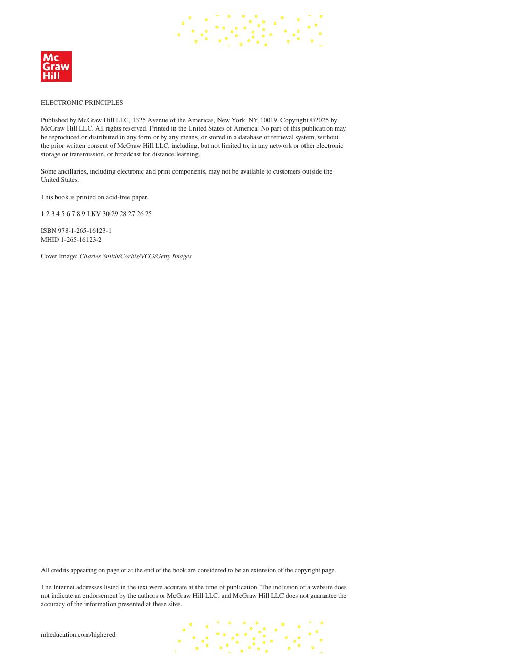 Preview page 3 of ISE Electronic Principles 2025 Release By Albert Malvino, David Bates, Patrick Hoppe
