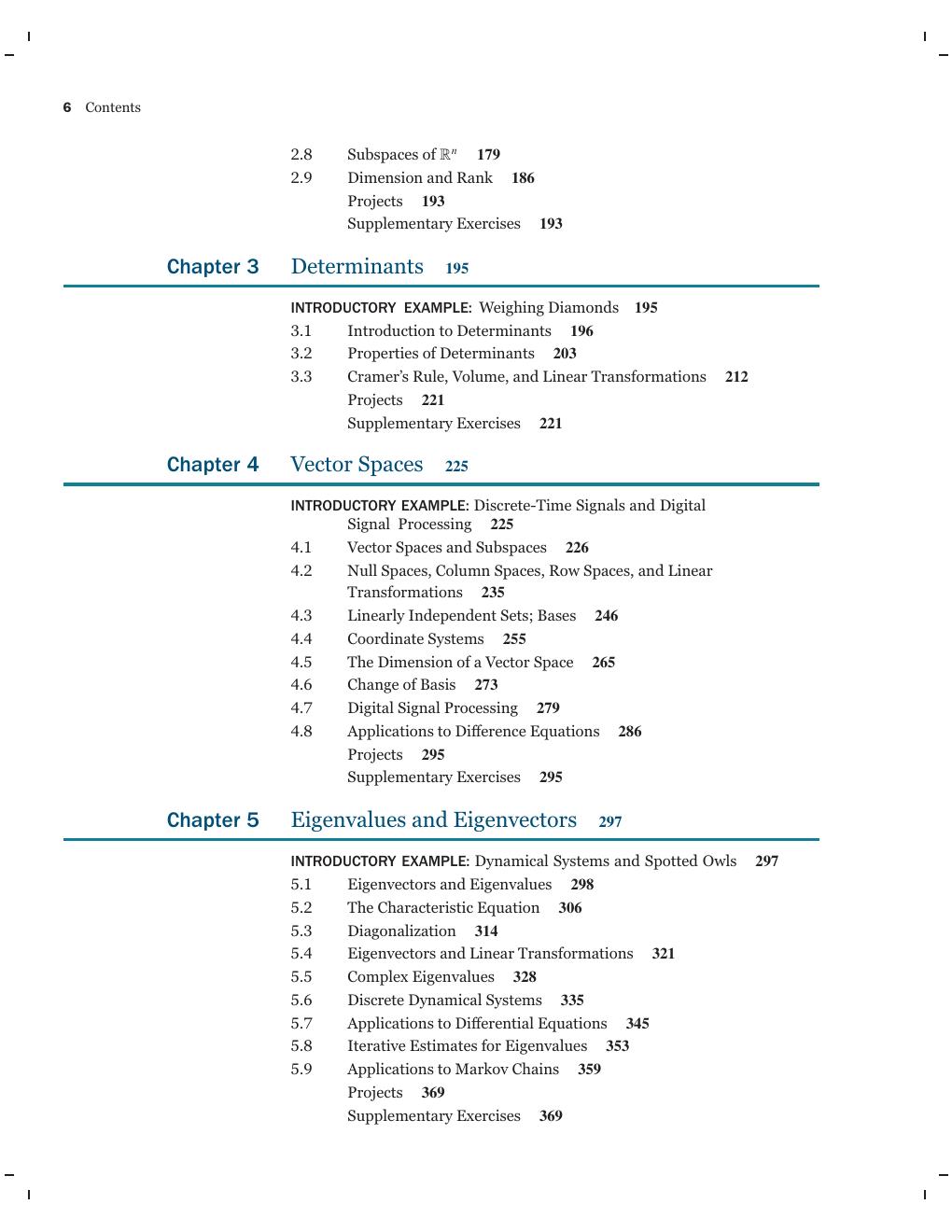 Preview page 7 of Linear Algebra and Its Applications 6th Global Edition By David C. Lay, Steven R. Lay