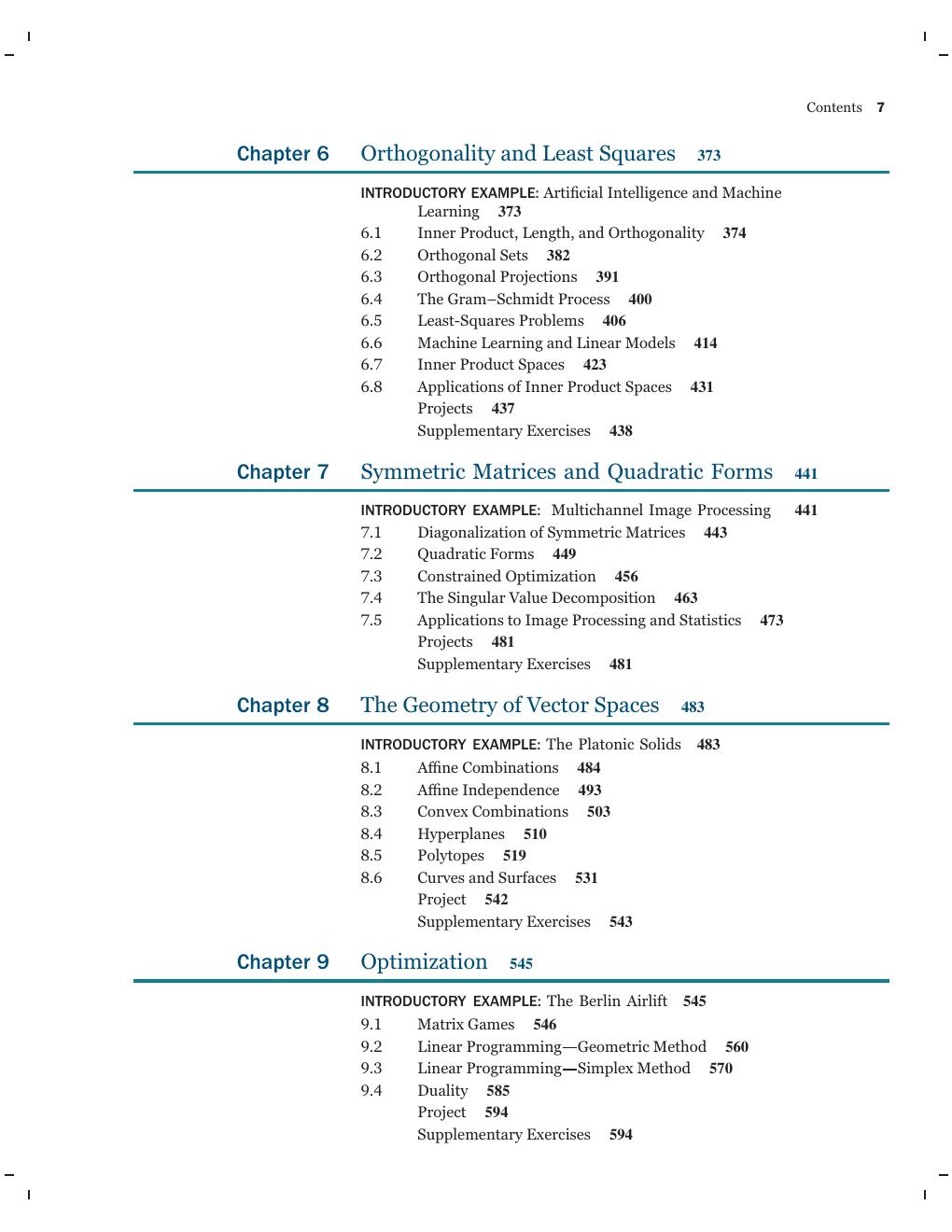 Preview page 8 of Linear Algebra and Its Applications 6th Global Edition By David C. Lay, Steven R. Lay