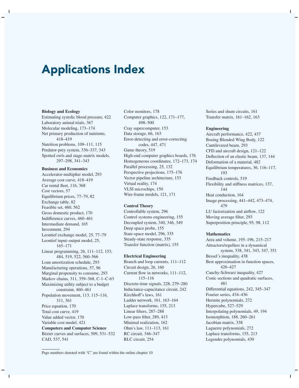 Preview page 10 of Linear Algebra and Its Applications 6th Global Edition By David C. Lay, Steven R. Lay