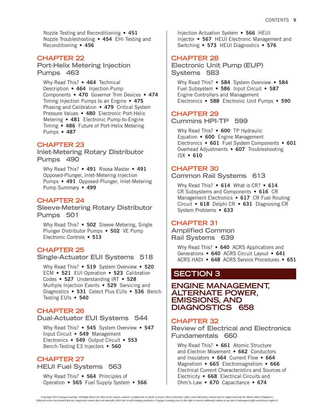 Preview page 7 of Medium Heavy Duty Truck Engines Fuel & Computerized 6th Edition By Sean Bennett