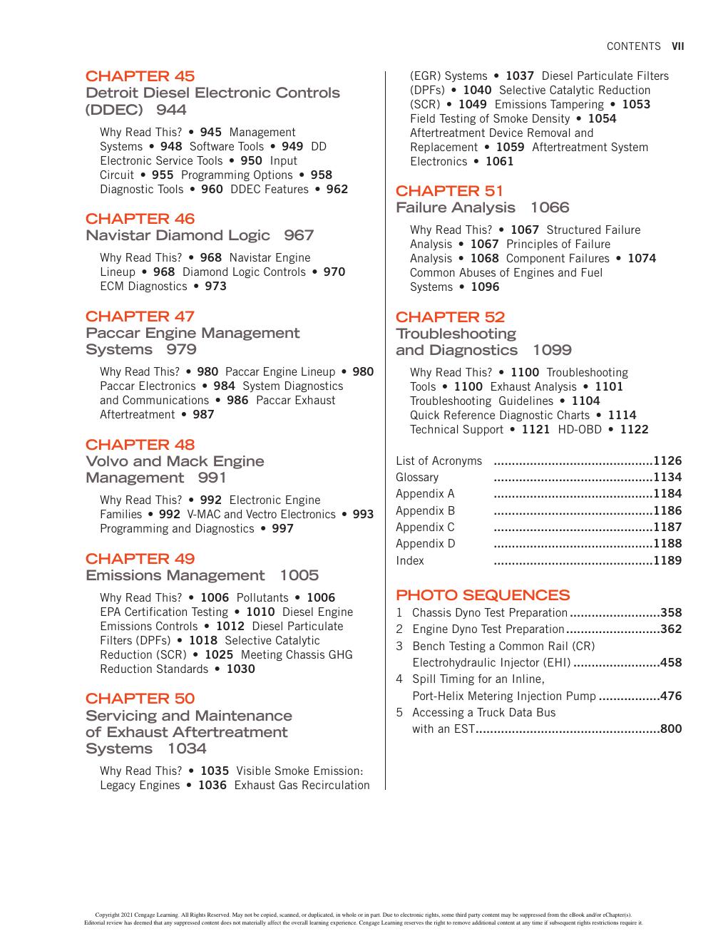 Preview page 9 of Medium Heavy Duty Truck Engines Fuel & Computerized 6th Edition By Sean Bennett