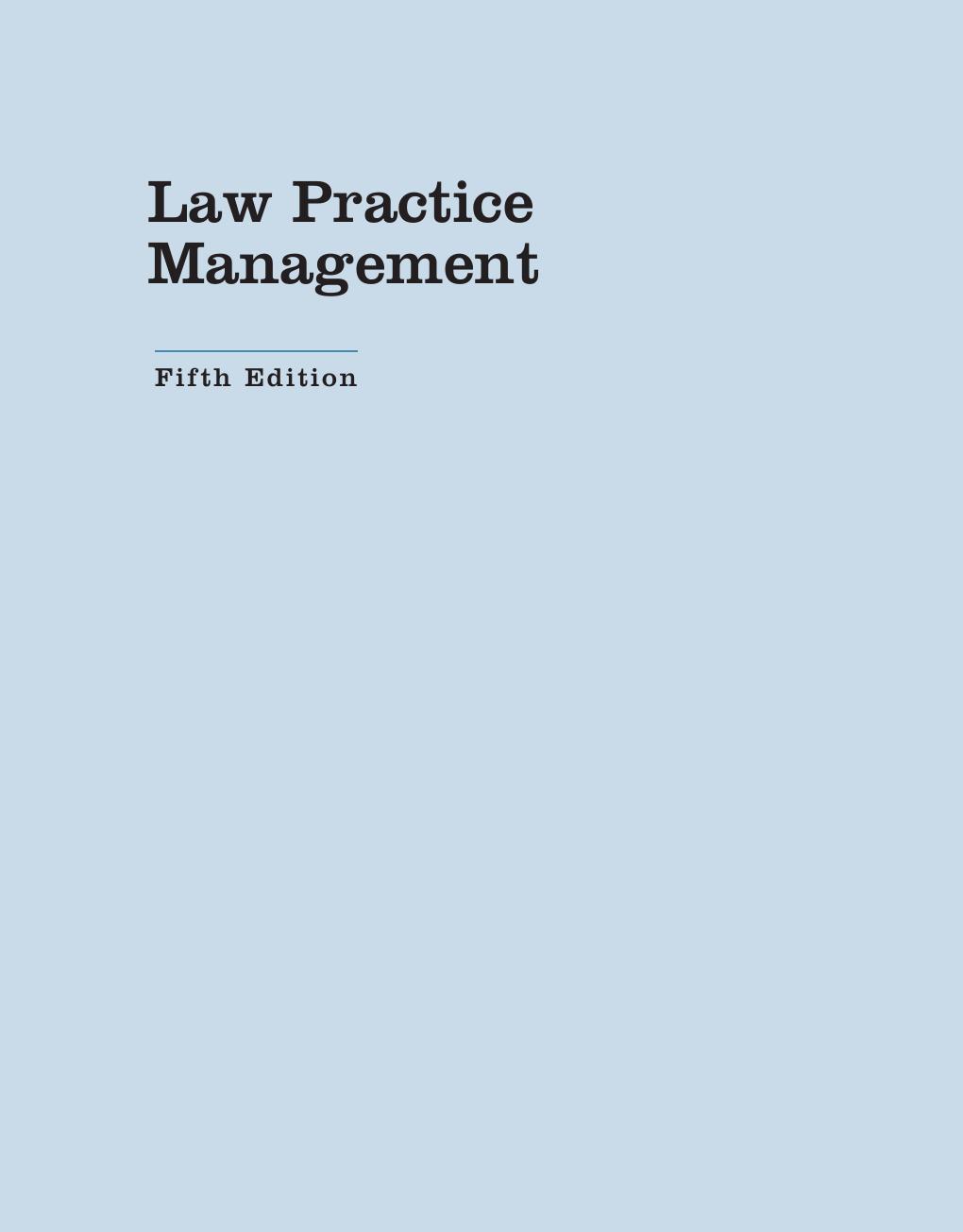 Preview page 2 of Law Practice Management 5th Edition By Cynthia Traina Donnes