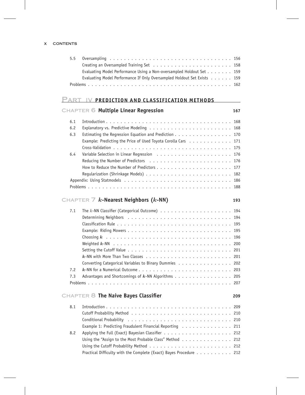 Preview page 9 of Machine Learning for Business Analytics Concepts Techniques and Applications in Python 2nd Edition By Galit Shmueli, Pet