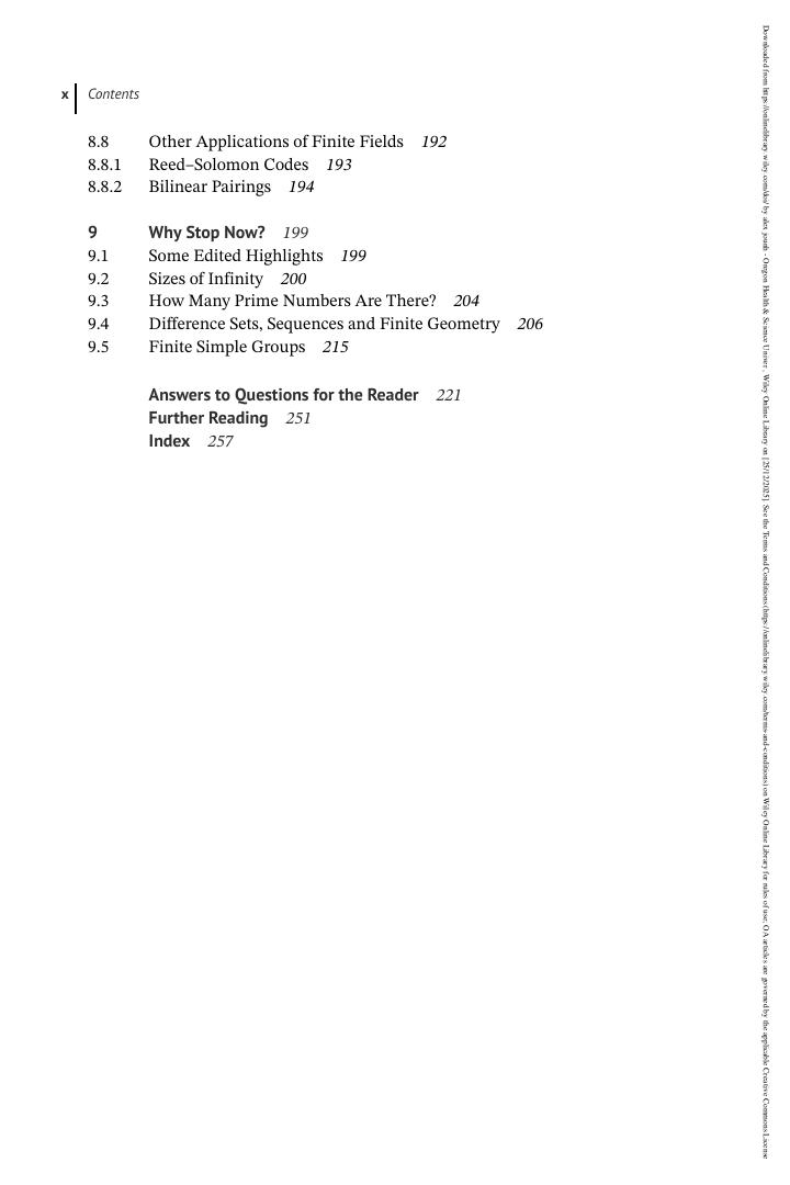 Preview page 10 of Mathematics for the Digital Systems Engineer 1st Edition By Chris J. Mitchell