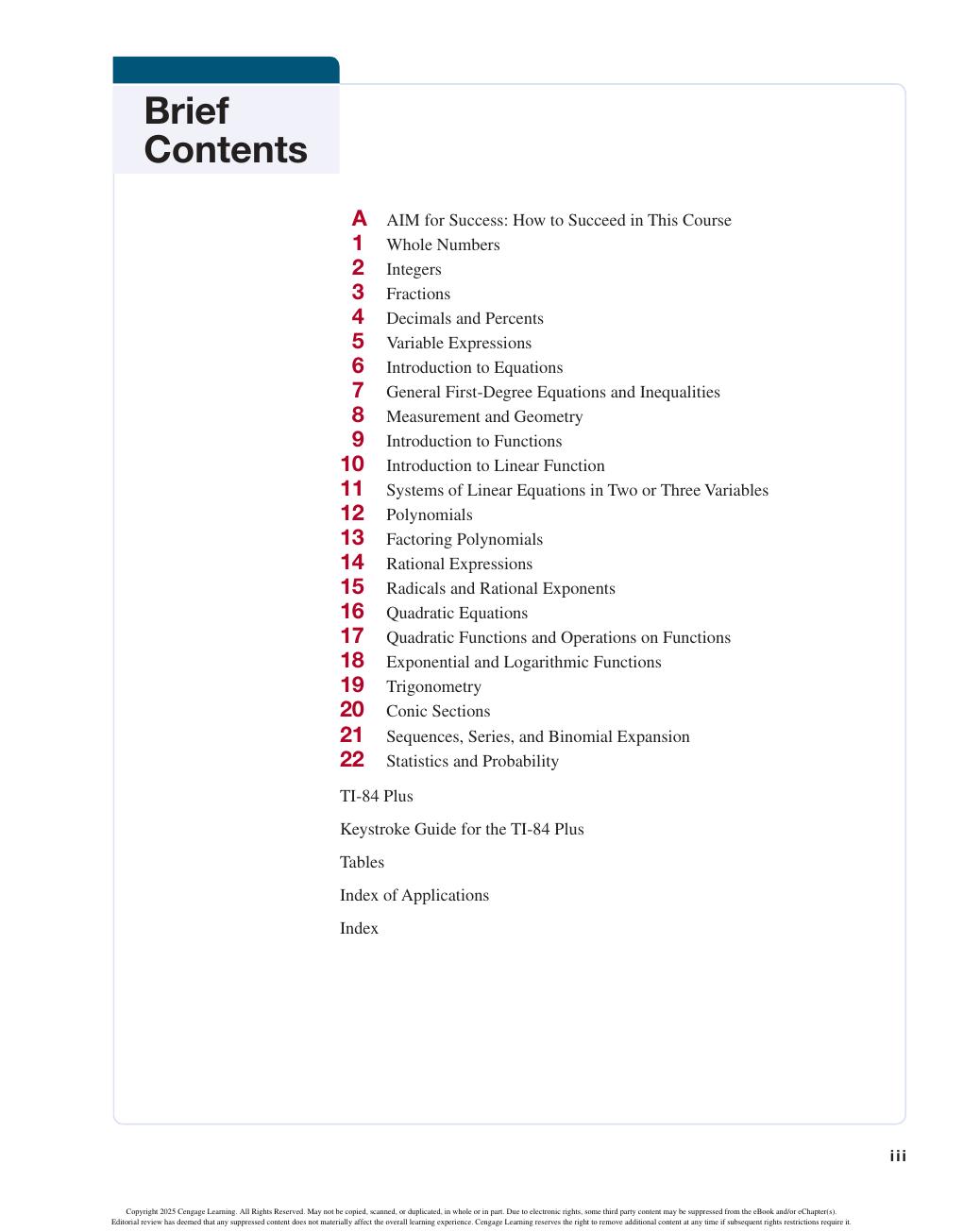 Preview page 5 of Mathematics Journey from Basic Mathematics through Intermediate Algebra 2nd Edition By Richard Aufmann, Joanne Lockwood
