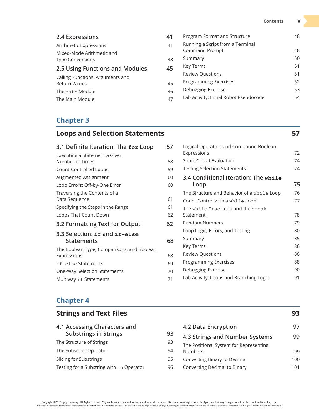 Preview page 7 of Python Programming for Engineers and Scientists 1st Edition By Cengage