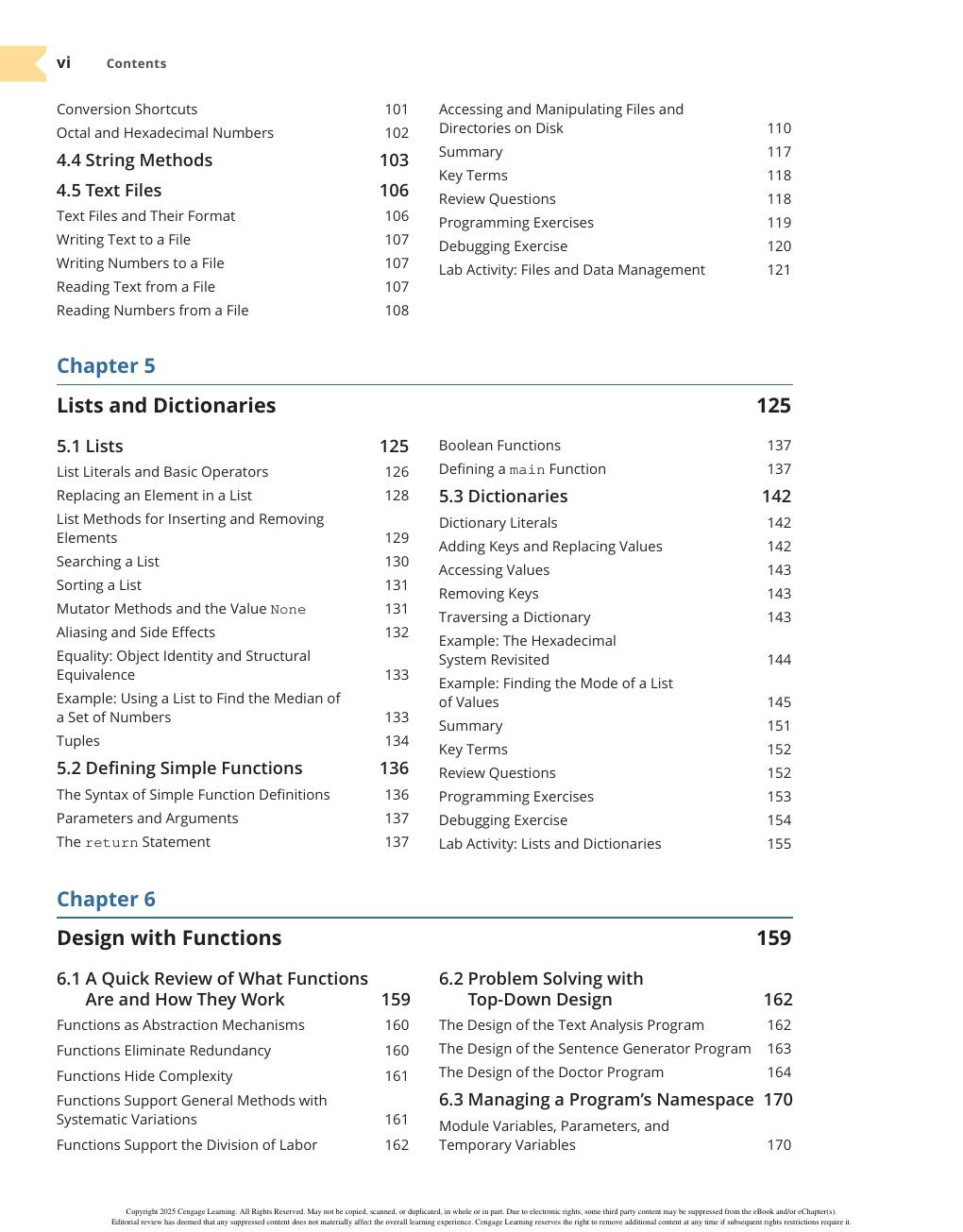 Preview page 8 of Python Programming for Engineers and Scientists 1st Edition By Cengage