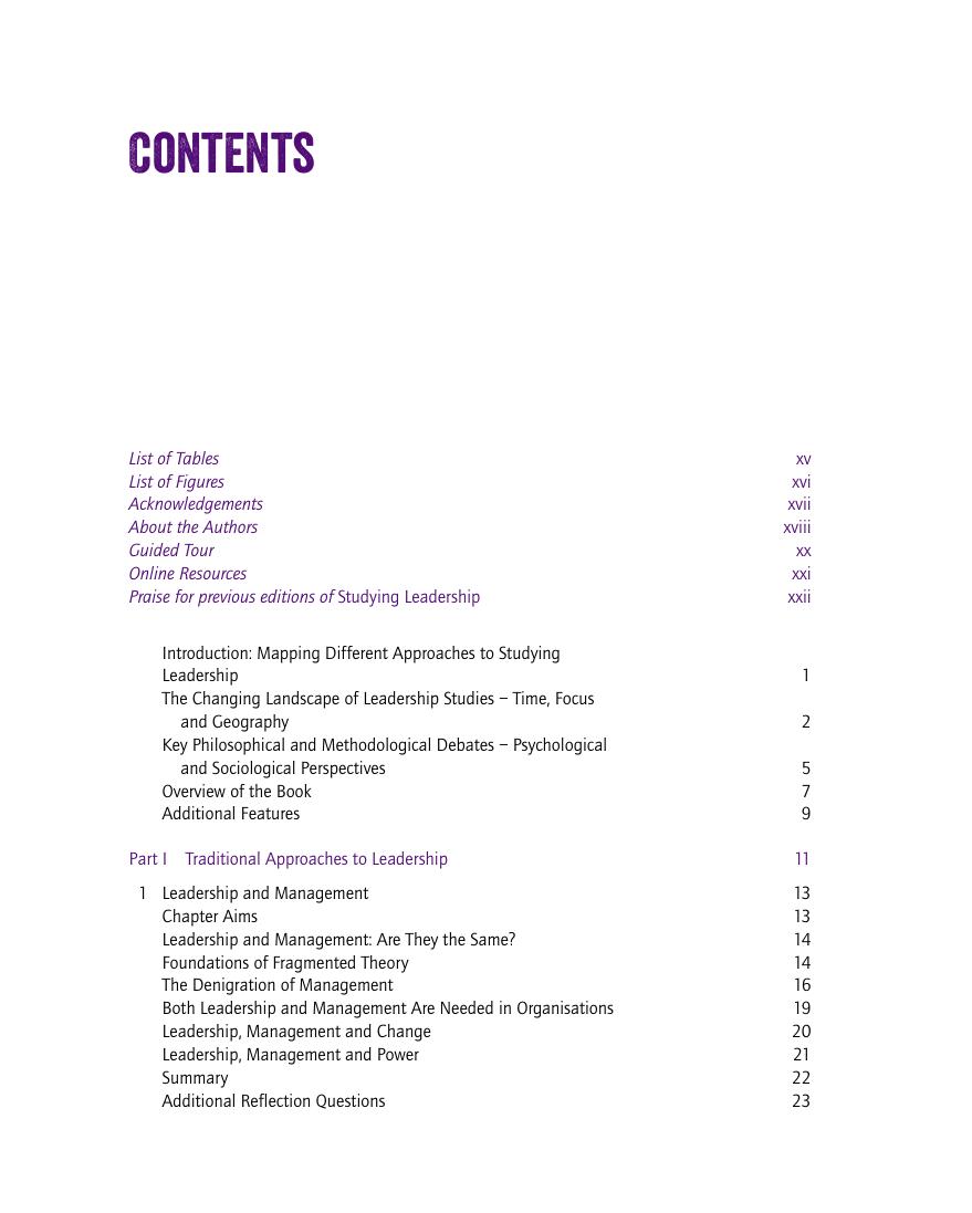Preview page 8 of Studying Leadership 3rd Edition By Doris Schedlitzki, Gareth Edwards