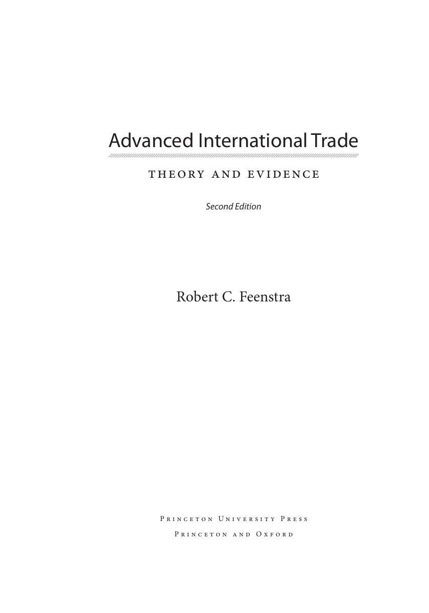 Preview page 4 of Advanced International Trade 2nd Edition By Robert C. Feenstra