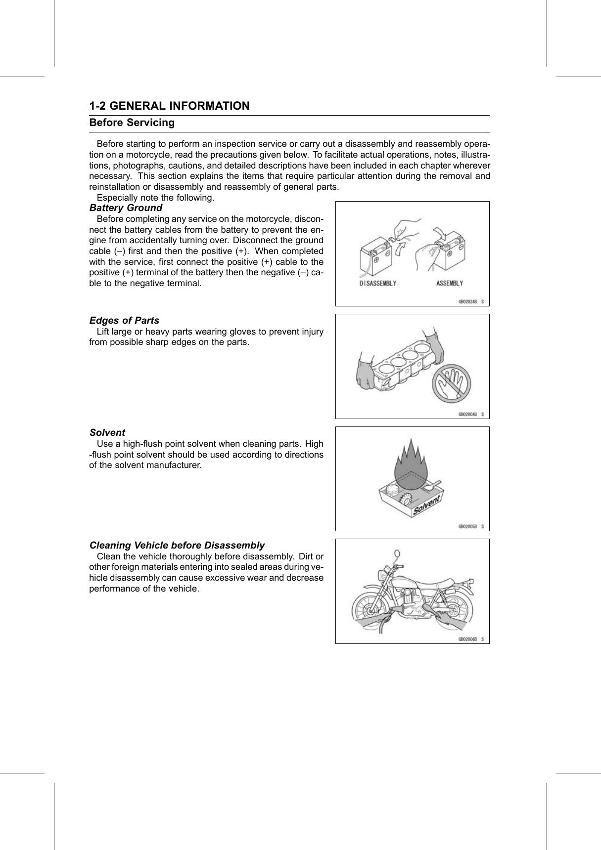 Preview page 10 of Kawasaki W800 - 2011 2012 - Workshop Service Repair Manual