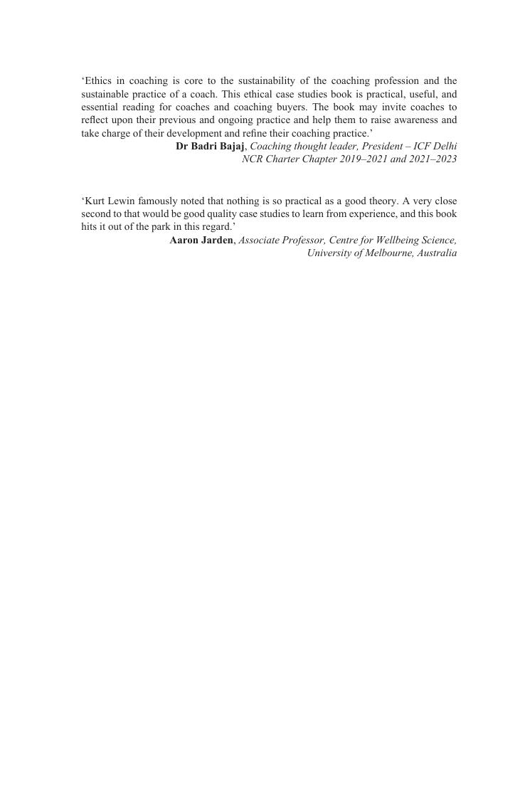 Preview page 4 of Ethical Case Studies for Coach Development and Practice 1st Edition By Smith, Hirsch Pontes, Magadlela, Clutterbuck