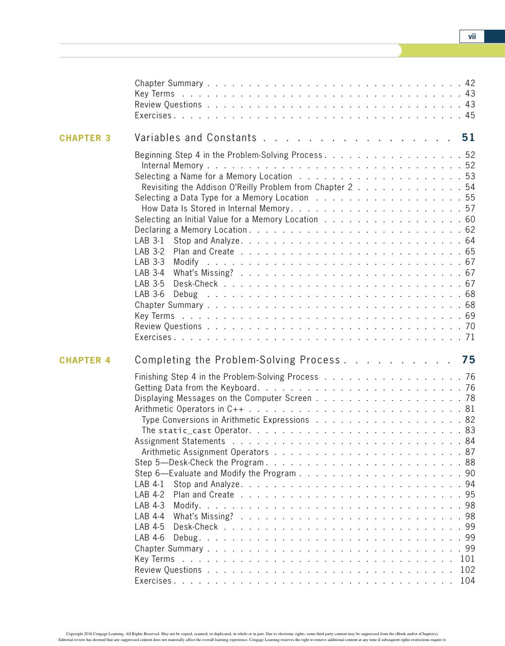 Preview page 9 of An Introduction to Programming with C++ 8th Edition By Diane Zak