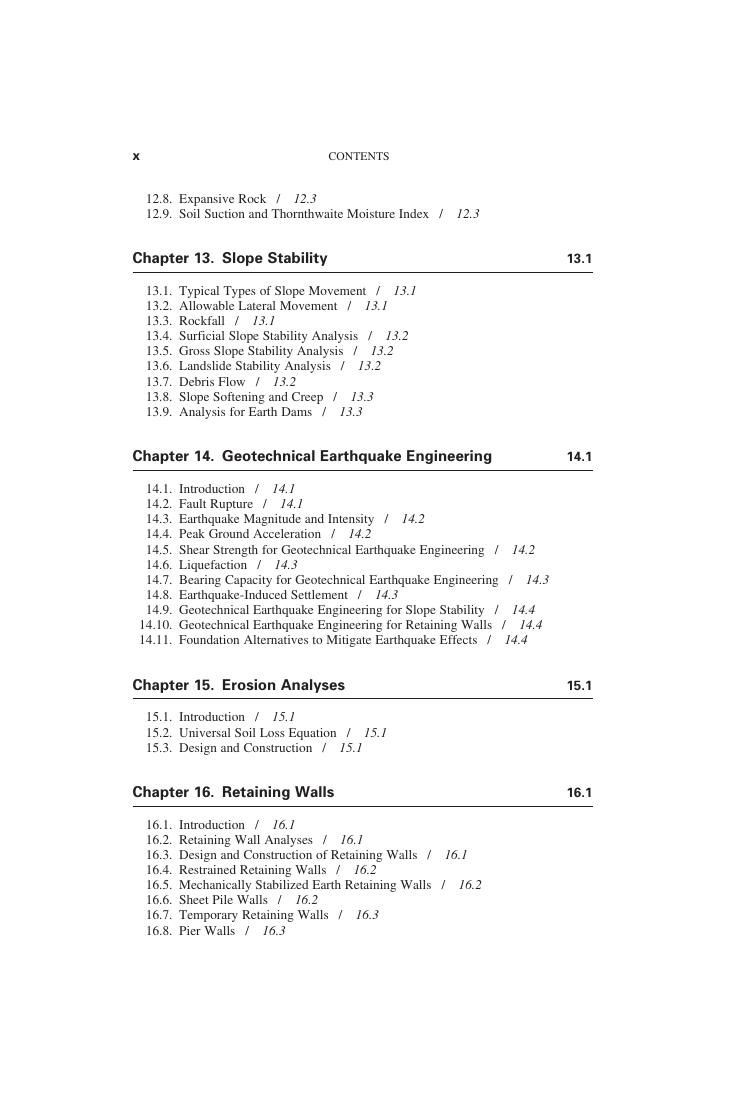 Preview page 10 of Geotechnical Engineers Portable Handbook 2nd Edition By Robert W. Day