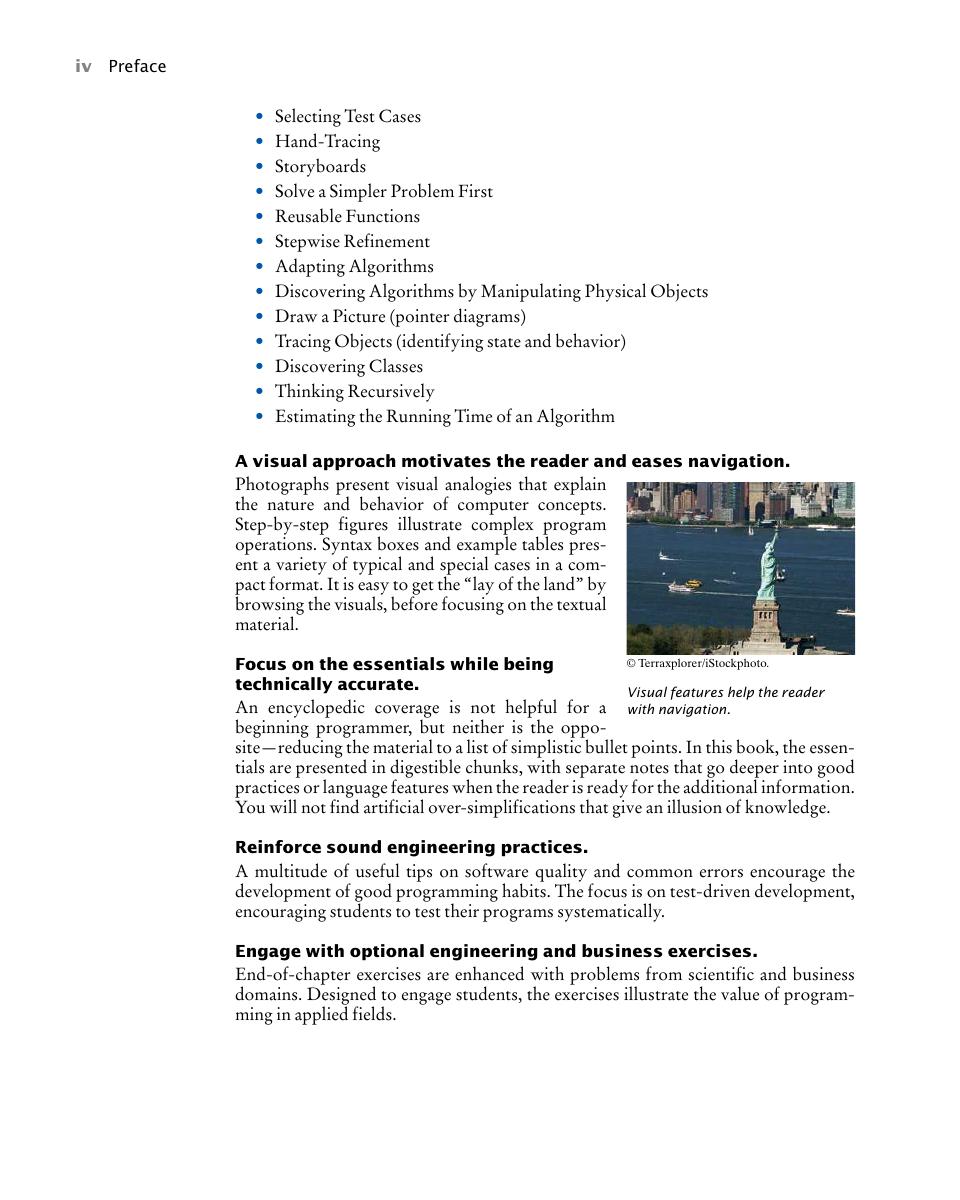 Preview page 6 of Big C++ late objects 3rd Edition By Cay S. Horstmann