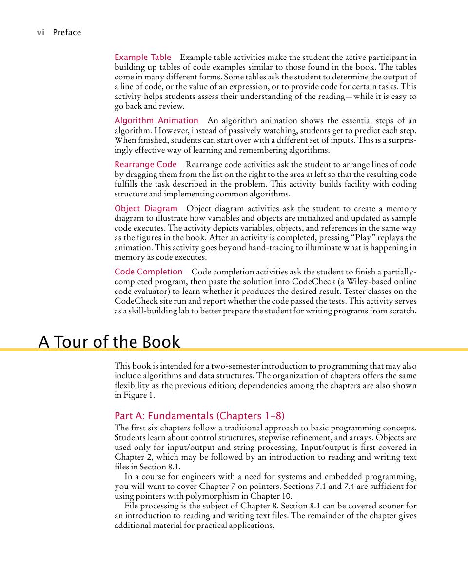 Preview page 8 of Big C++ late objects 3rd Edition By Cay S. Horstmann