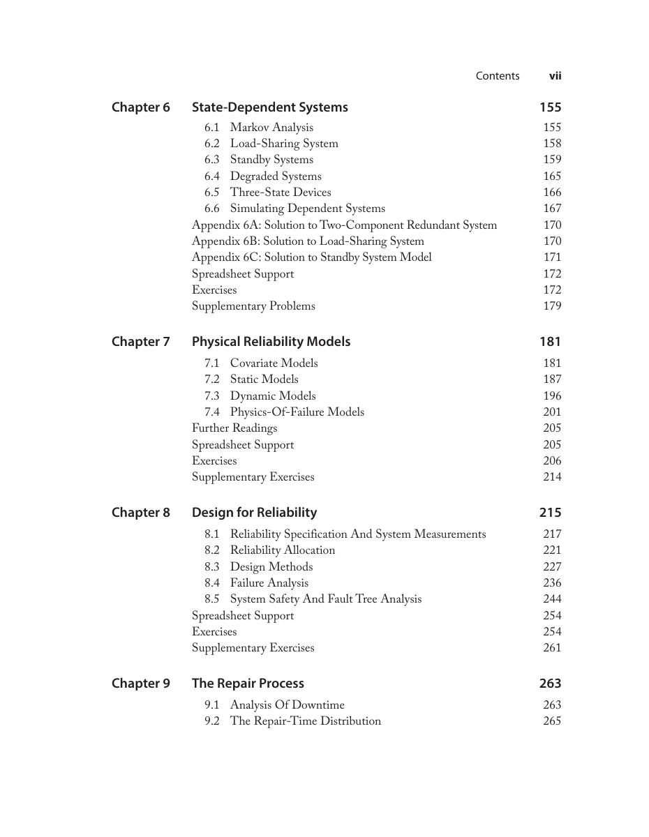 Preview page 8 of An Introduction to Reliability and Maintainability Engineering 3rd Edition By Charles E. Ebeling ISBN: 9781478637349