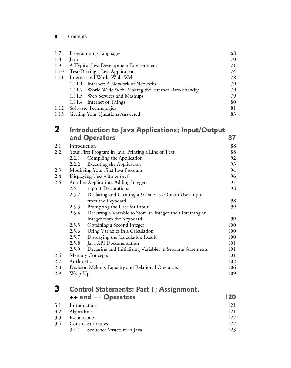 Preview page 8 of Java How to Program Late Objects 11th Global Edition By Harvey Deitel, Paul J. Deitel ISBN: 9781292273730