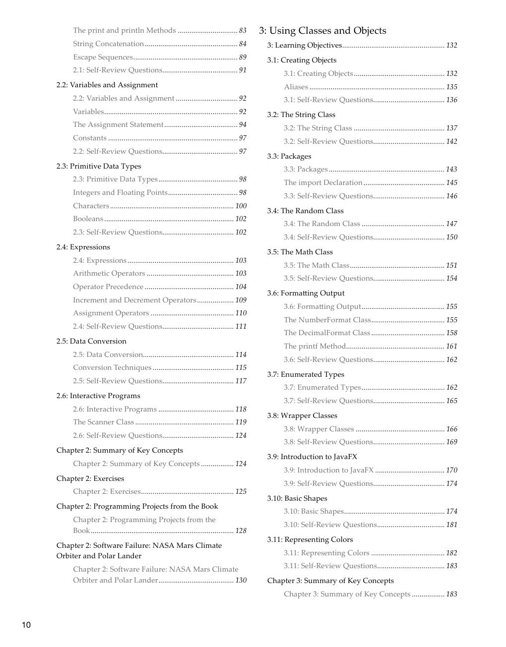 Preview page 10 of Java Software Solutions Foundations of Program Design 10th Edition By John Lewis, William Loftus ISBN: 9780137306930