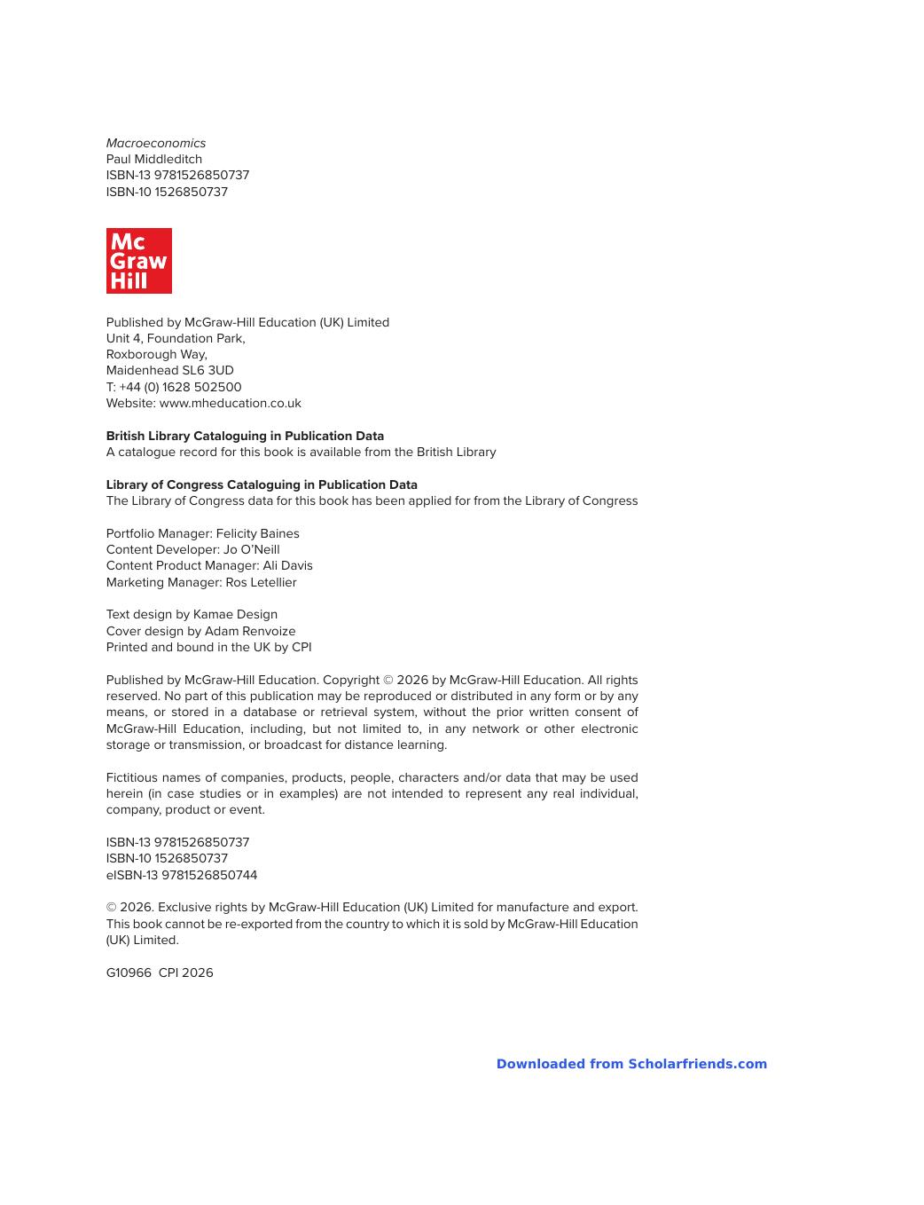 Preview page 4 of Macroeconomics 1st Edition By Paul Middleditch ISBN: 9781526850737