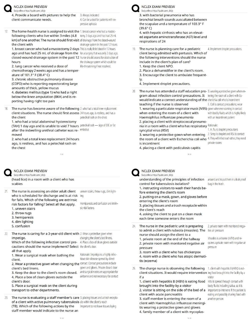 Preview page 3 of NCLEX Exam Preview / New Version / Exam Prep Resource