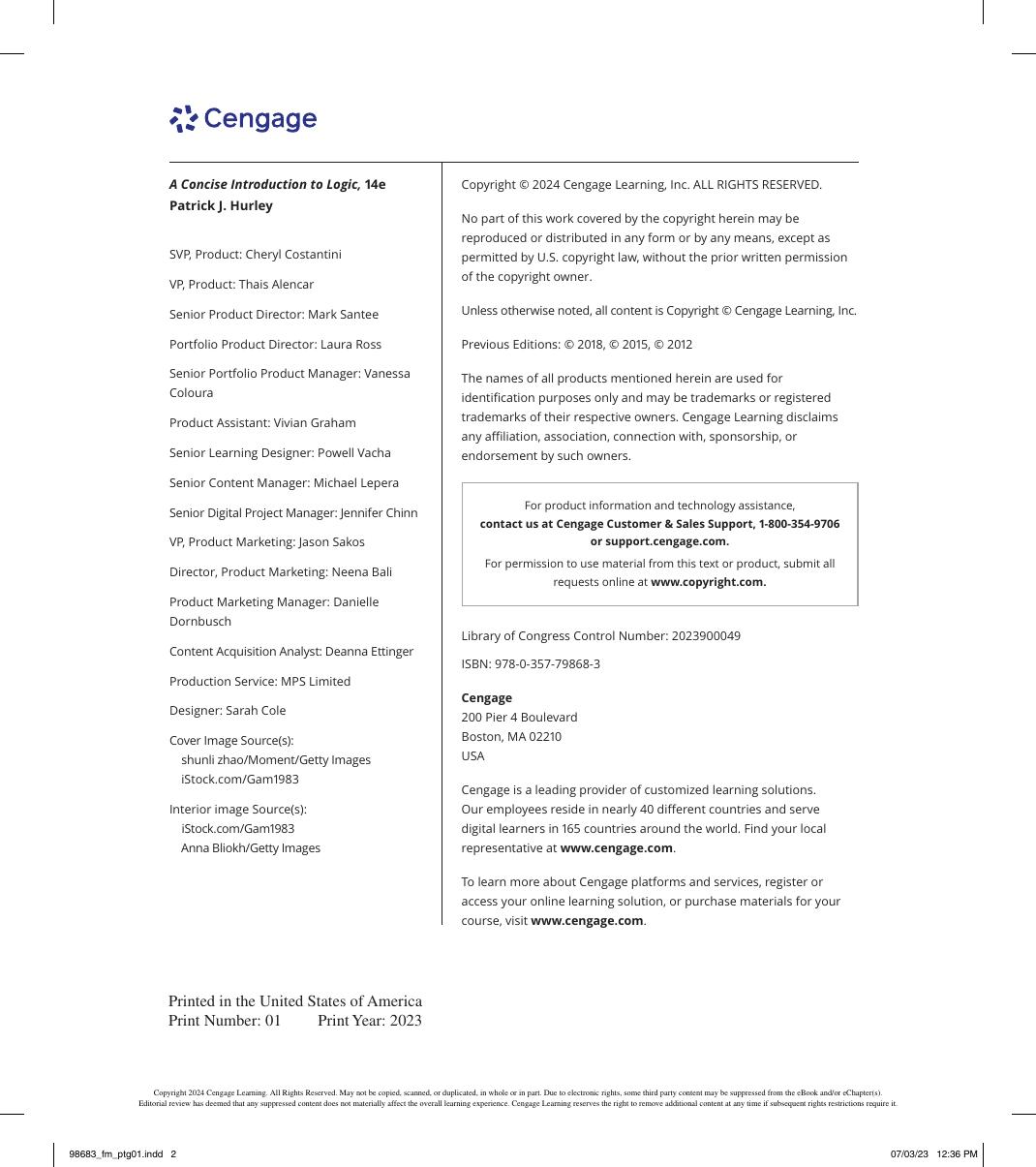 Preview page 4 of A Concise Introduction to Logic 14th Edition By Patrick J. Hurley