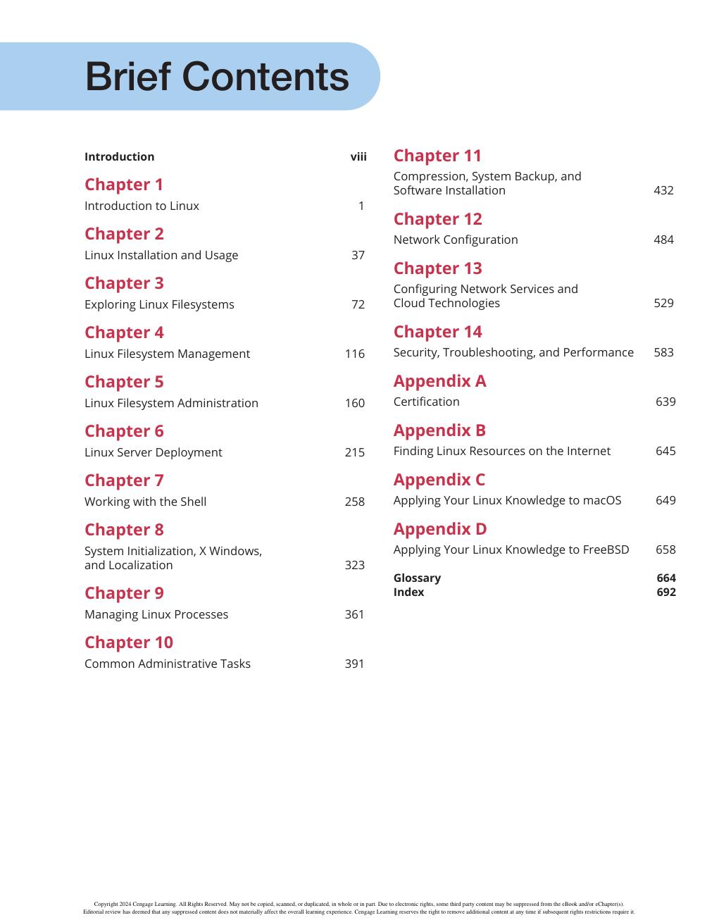 Preview page 5 of Comptia Linux+ and Lpic 1 Guide to Linux Certification 6th Edition By Jason Eckert