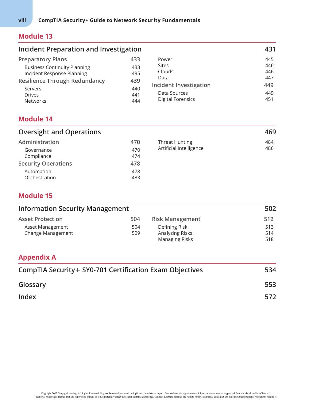 Preview page 10 of CompTIA Security+ Guide to Network Security Fundamentals, 8th Edition By Mark Ciampa