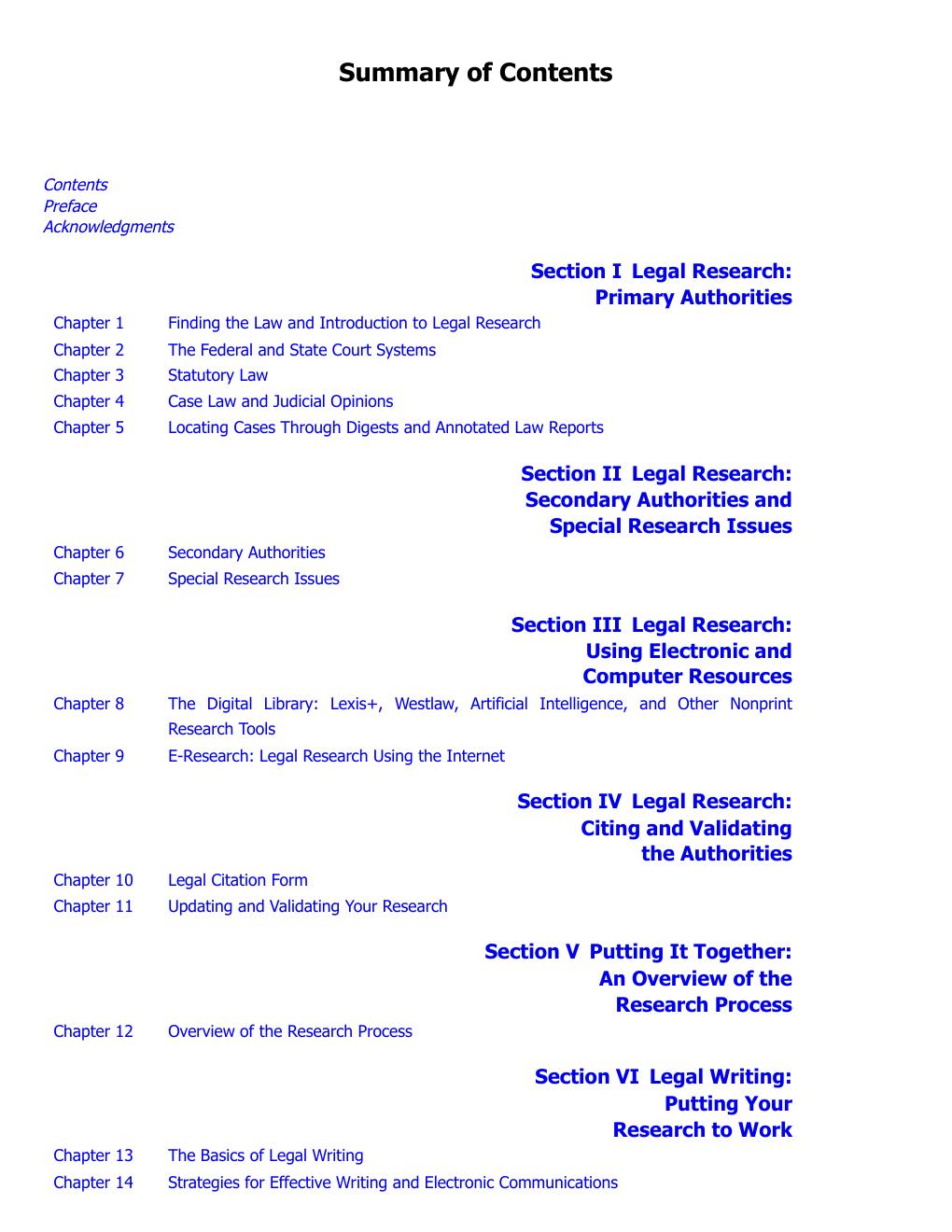 Preview page 7 of Concise Guide to Legal Research