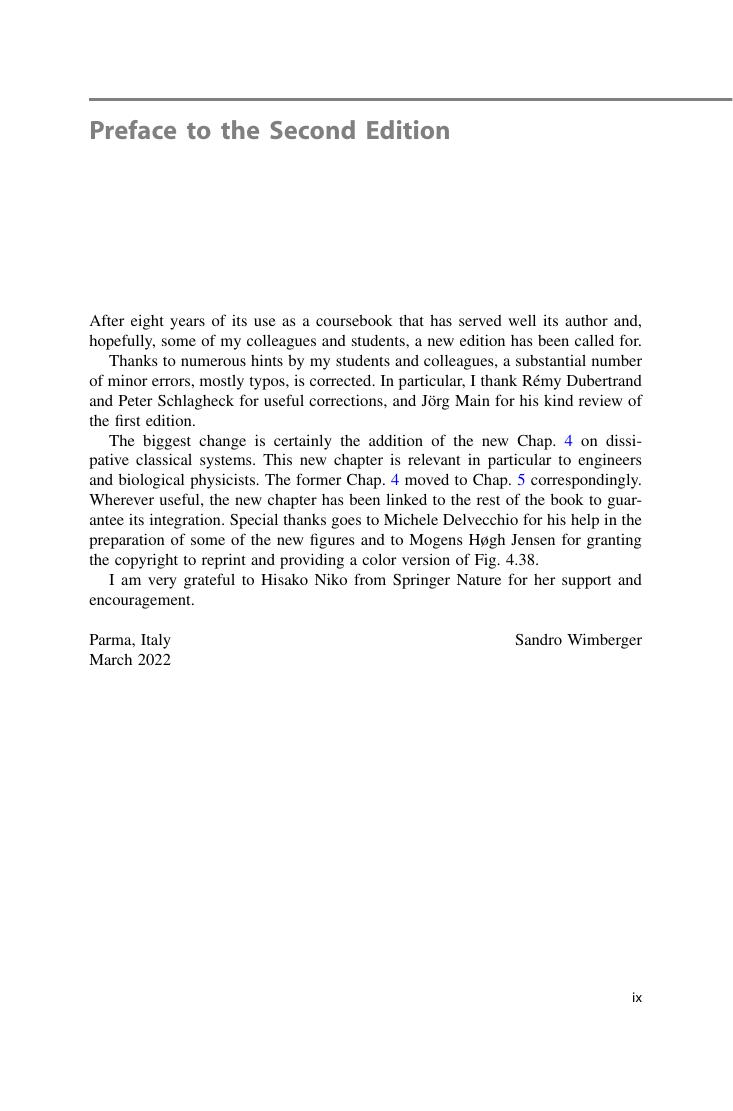Nonlinear Dynamics and Quantum Chaos An Introduction 2nd Edition By ...