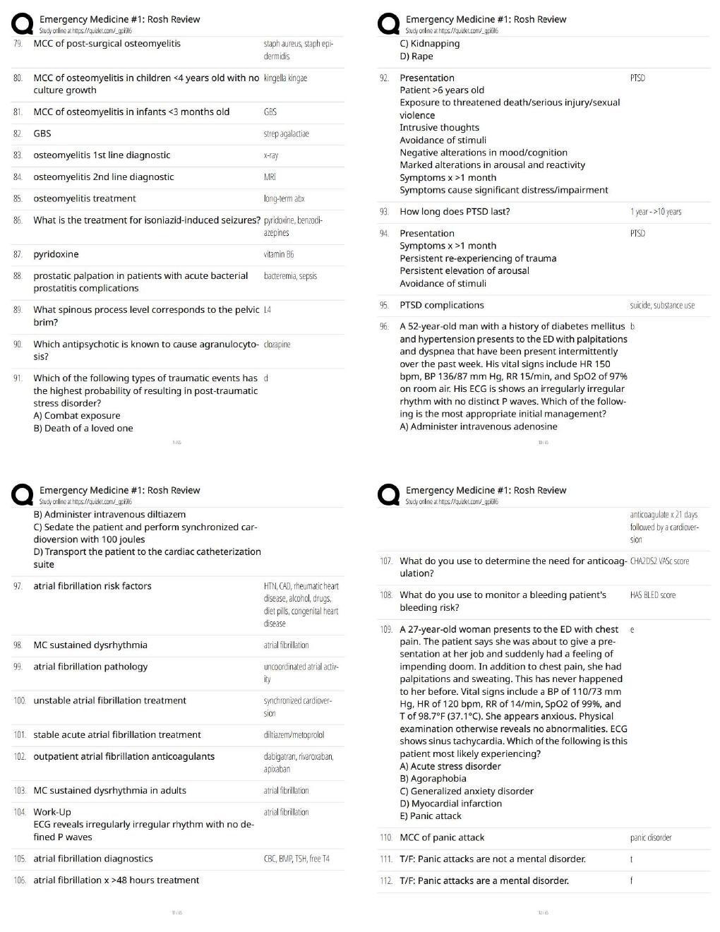 Preview page 3 of Emergency Medicine #1 / 2026 Update / Exam Prep Resource