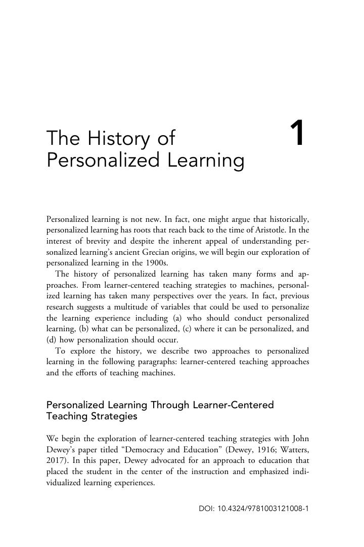 Preview page 10 of Designing Personalized Learning Experiences A Framework By Helen Fake, Nada Dabbagh