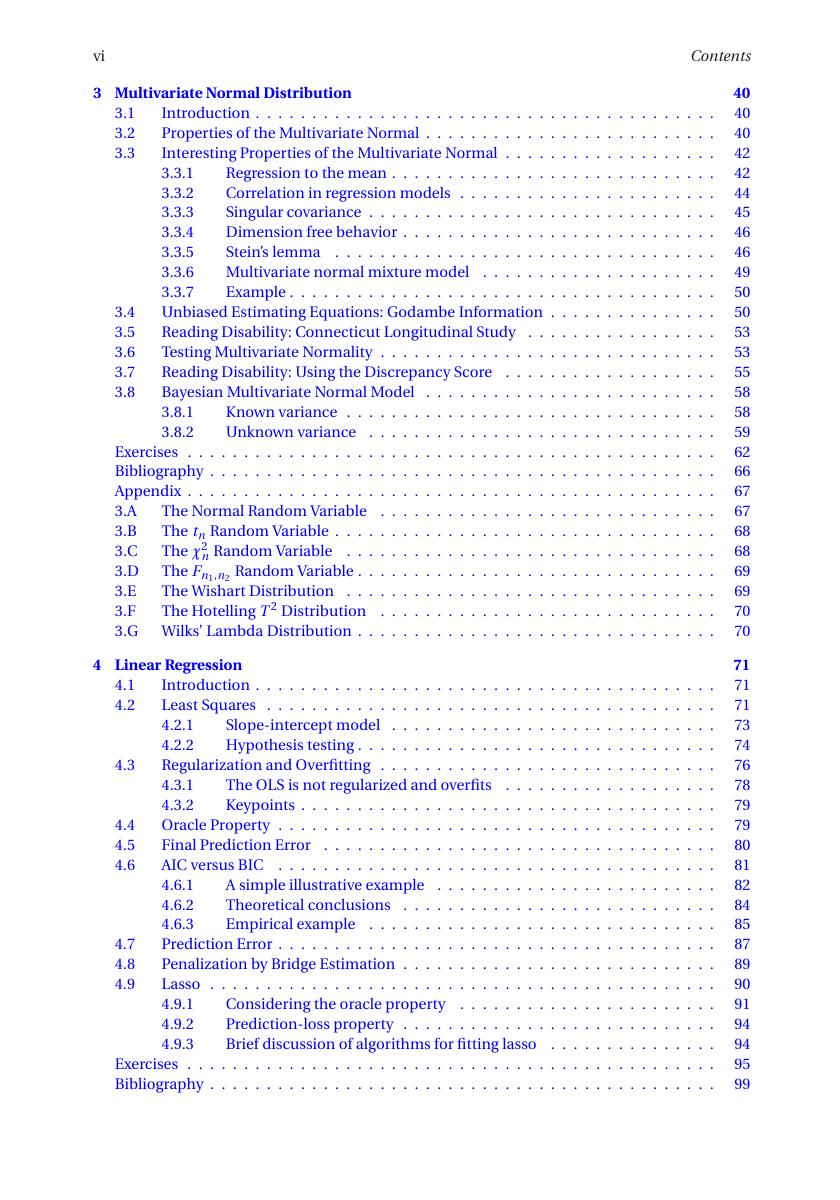 Preview page 7 of Multivariate Statistics Classical Foundations and Modern Machine Learning By Hemant Ishwaran